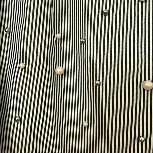 KONTROL CONTEMPORARY Pearl striped‎ top | size medium - Picture 2 of 6